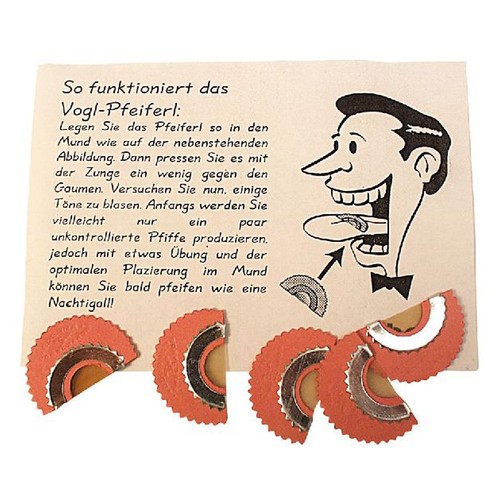 5er set vogelpfeifen - set,